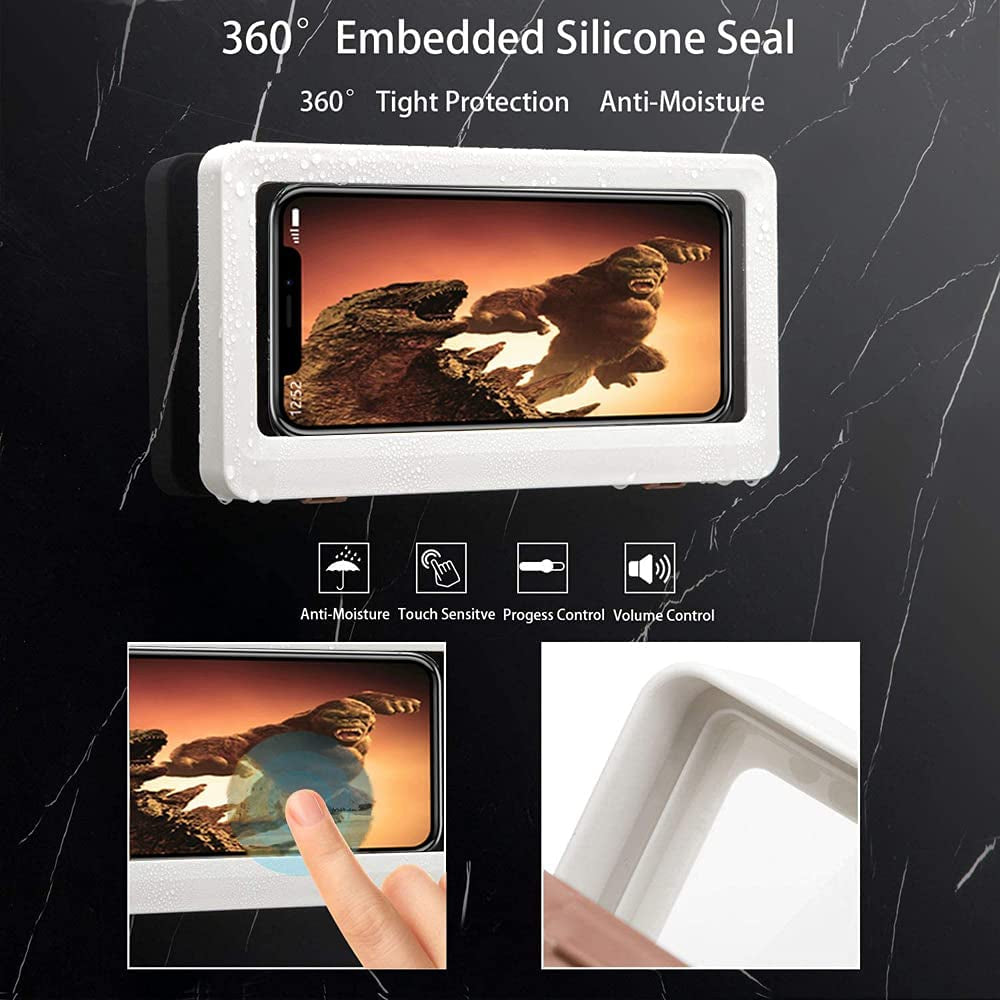 Anti-Fog Waterproof Shower "Phone Holder" Bathroom