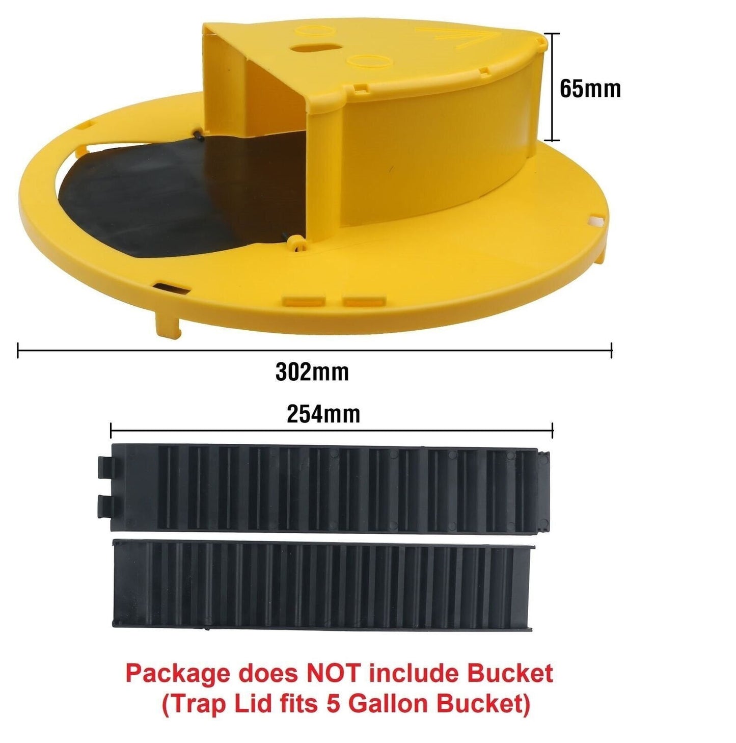 Viral In America Lid Bucket Mouse Trap Flip & Slide Effective Catcher