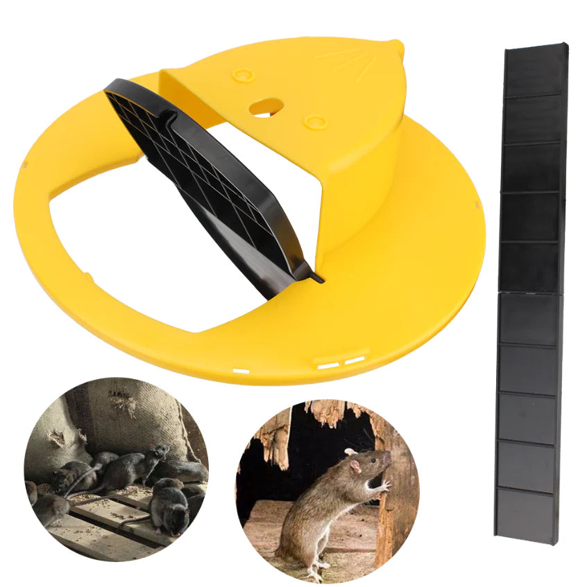 Viral In America Lid Bucket Mouse Trap Flip & Slide Effective Catcher