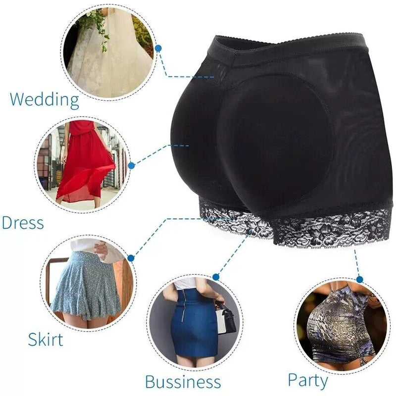 Viral FAKE ASS Butt Lifter & Hip Enhancer, Booty Shaper Padded Underwear Panty Women'S