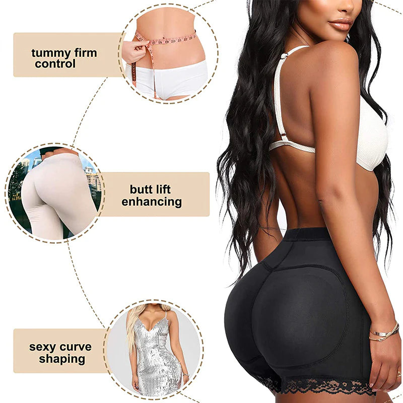 Viral FAKE ASS Butt Lifter & Hip Enhancer, Booty Shaper Padded Underwear Panty Women'S
