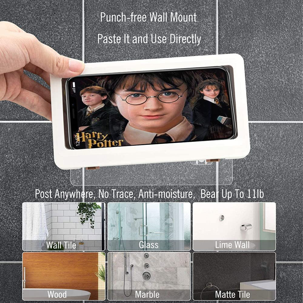 Anti-Fog Waterproof Shower "Phone Holder" Bathroom