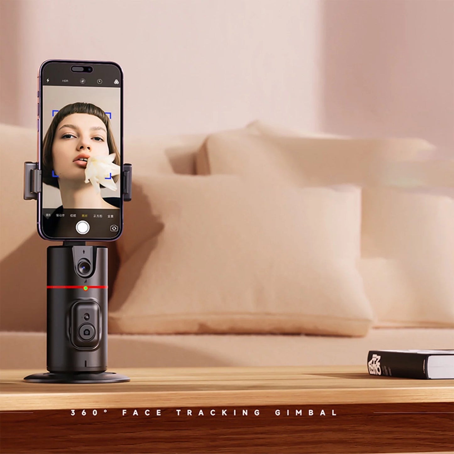 "360° Smart Face Tracking Tripod: Your Ultimate Follower.