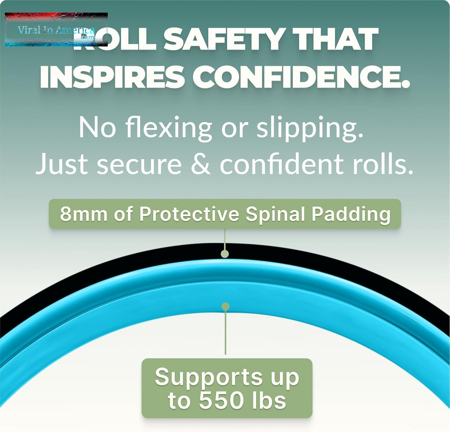 Upcircleseven Back Roller & Yoga Wheel - Relieve Lower & Upper Back Pain & Stiffness - Therapeutically Stretch, Mobilize & Decompress Your Spine - Increase Mobility, Flexibility & Alignment