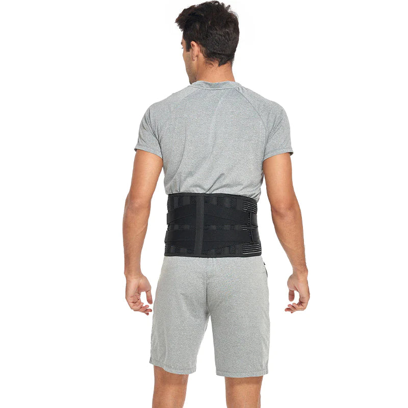 Adjustable Lower Back Brace Lumbar Support Waist Belt for Men Women Pain Relief