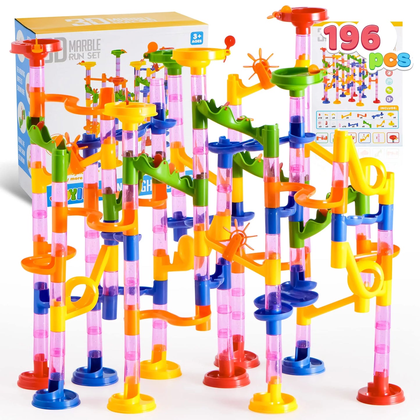 Ultimate Marble Run Set: Build, Explore, and Defy Gravity!