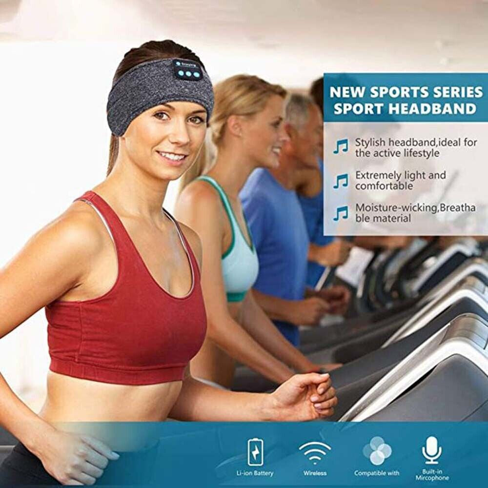 "Waterproof Sleep and Sport Headband" Bluetooth Wireless Headset