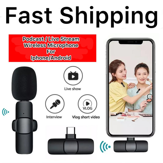 Viral Microphone Wireless Audio Video Recording Mini Mic for Android/Iphone