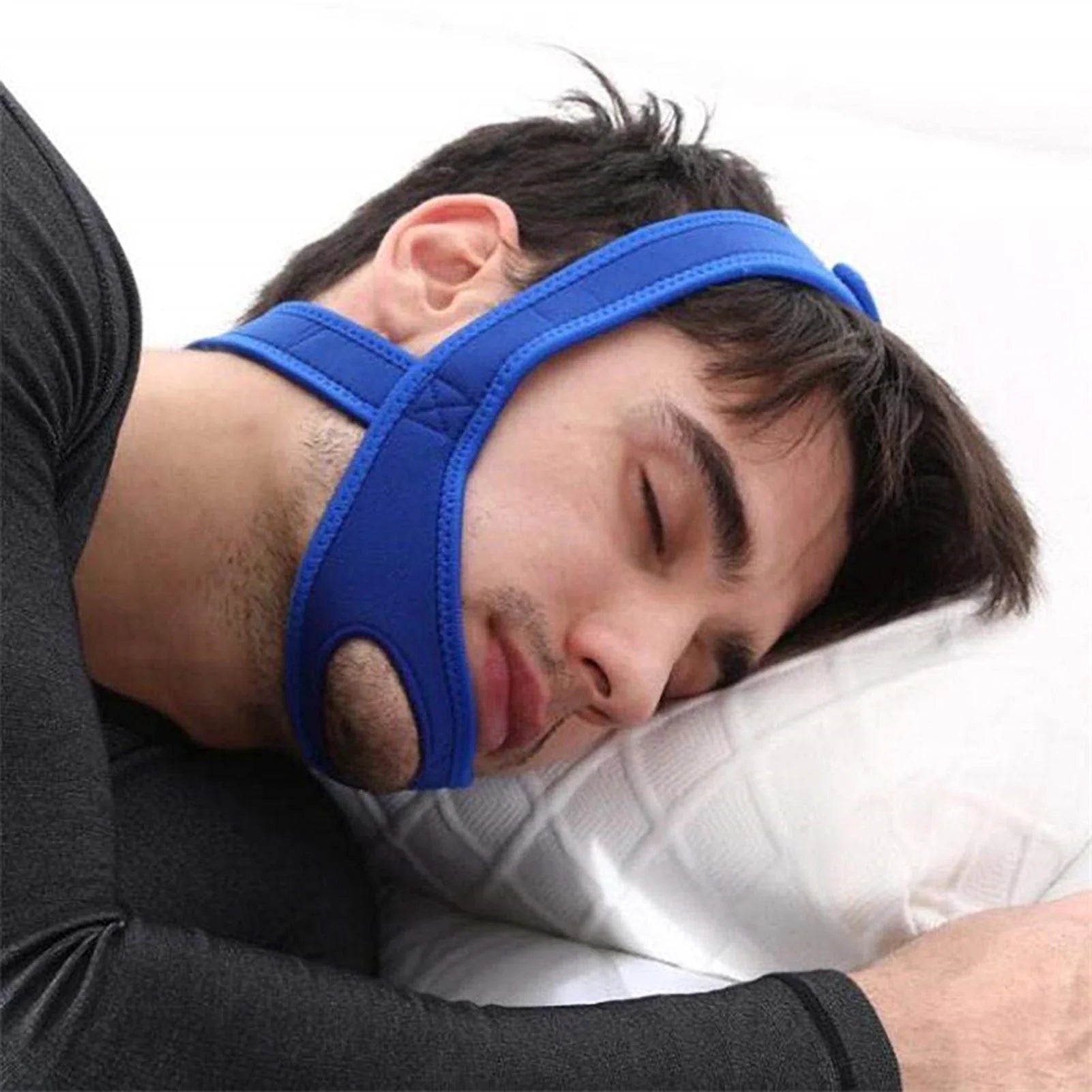 Viral In America Anti-Snoring Chin Strap Adjustable Anti-Snoring Solution Adjustable Anti-Snoring Chin Strap - One Size Fits All, Quiet Sleep Aid