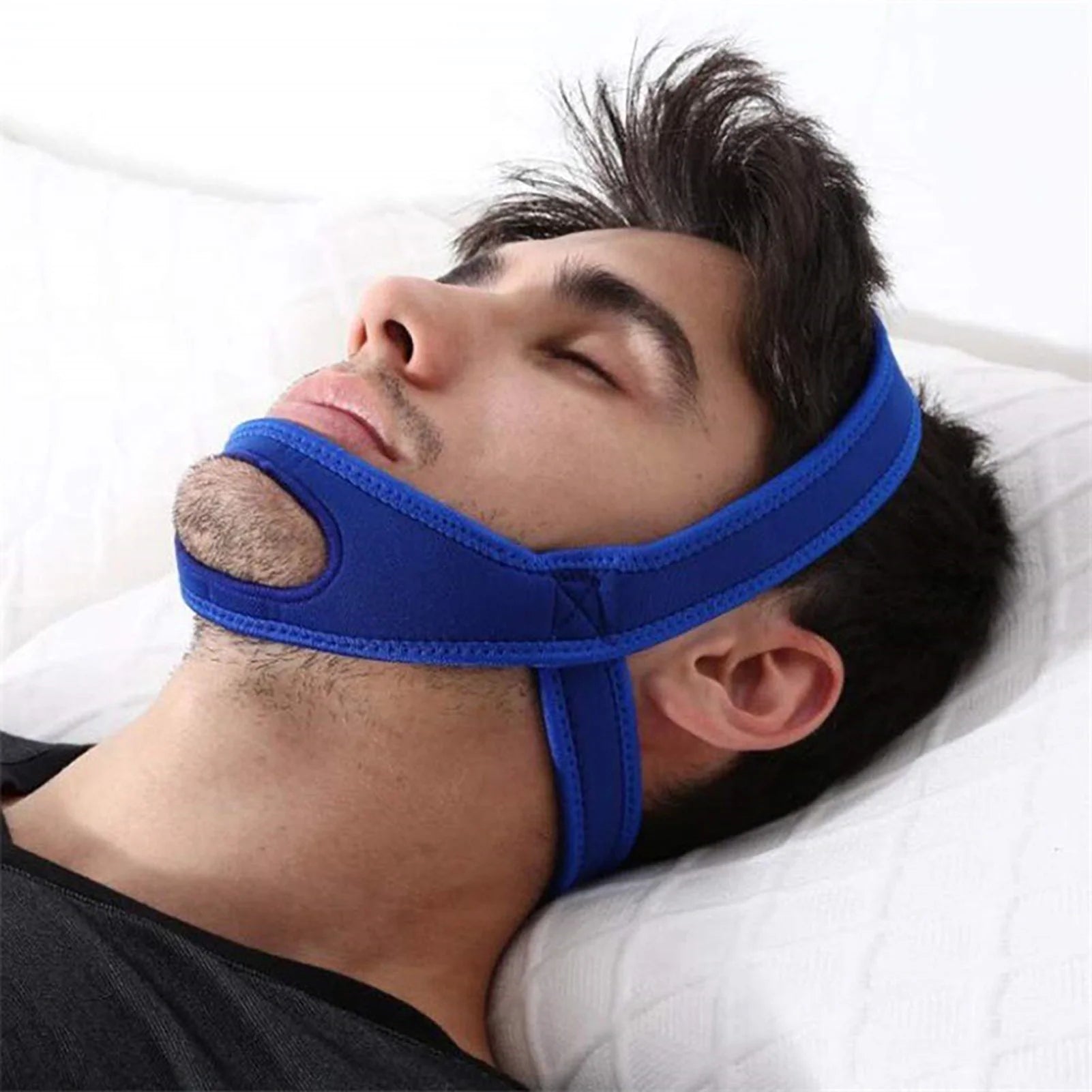 Viral In America Anti-Snoring Chin Strap Adjustable Anti-Snoring Solution Adjustable Anti-Snoring Chin Strap - One Size Fits All, Quiet Sleep Aid