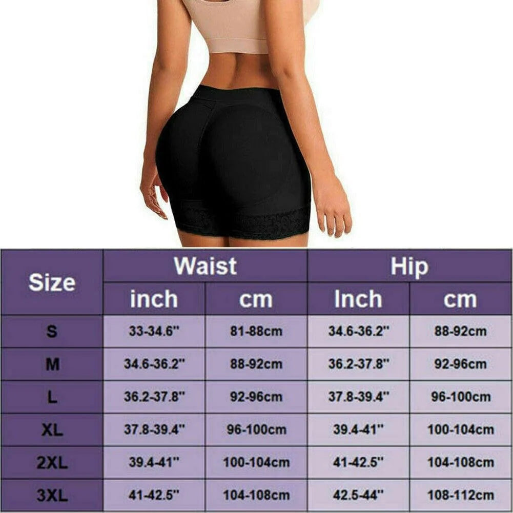 Viral FAKE ASS Butt Lifter & Hip Enhancer, Booty Shaper Padded Underwear Panty Women'S 