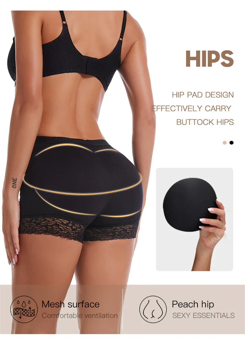 Viral FAKE ASS Butt Lifter & Hip Enhancer, Booty Shaper Padded Underwear Panty Women'S 