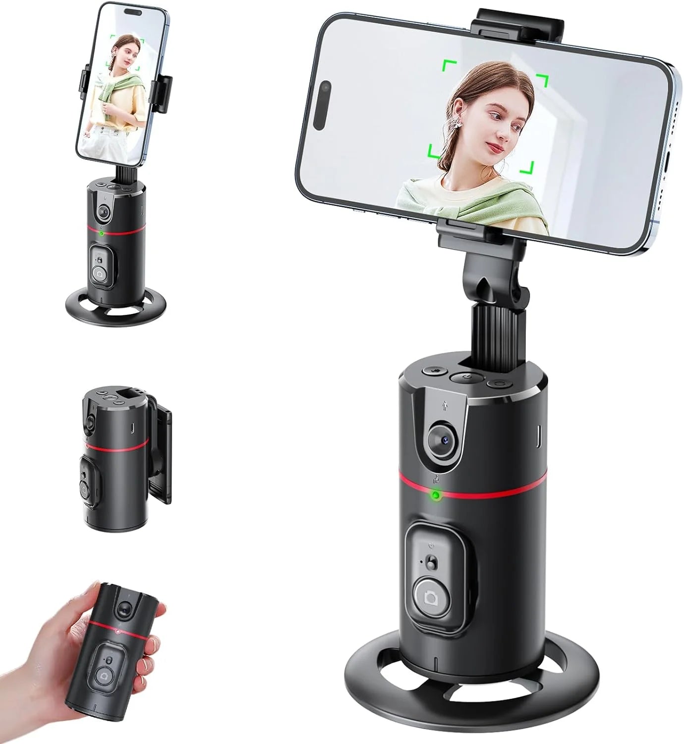 "360° Smart Face Tracking Tripod: Your Ultimate Follower. 