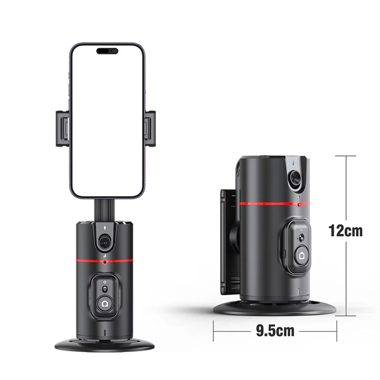 "360° Smart Face Tracking Tripod: Your Ultimate Follower. 