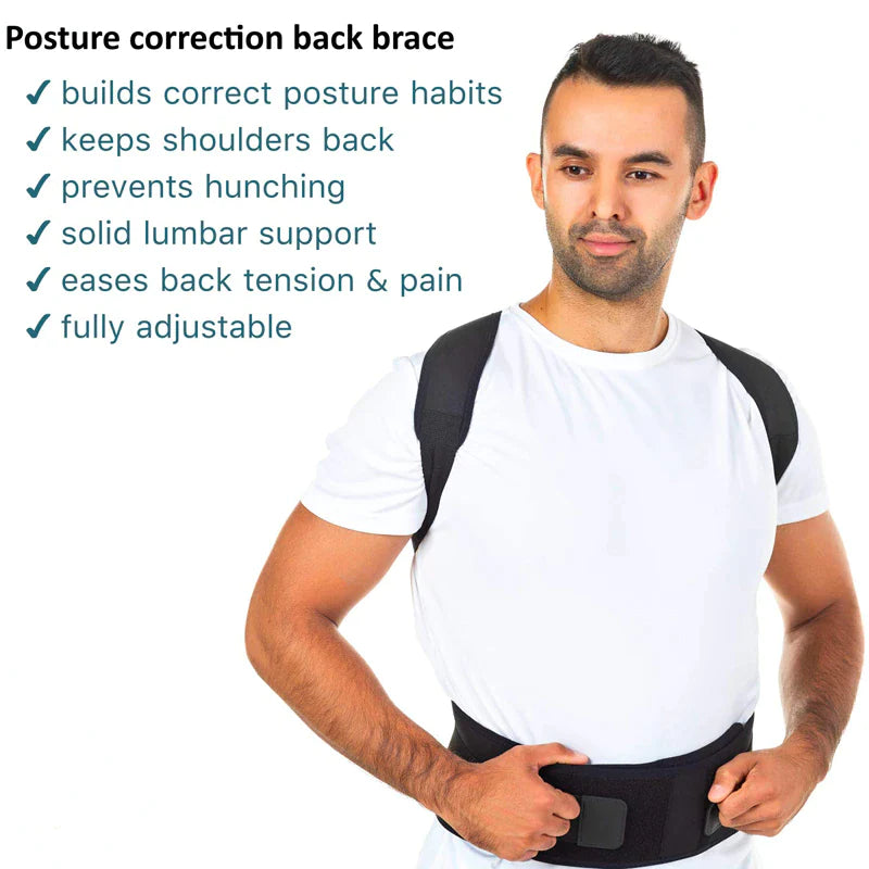 Viral Posture Corrector Support Magnetic Back Shoulder Brace Belt Band For Men Women