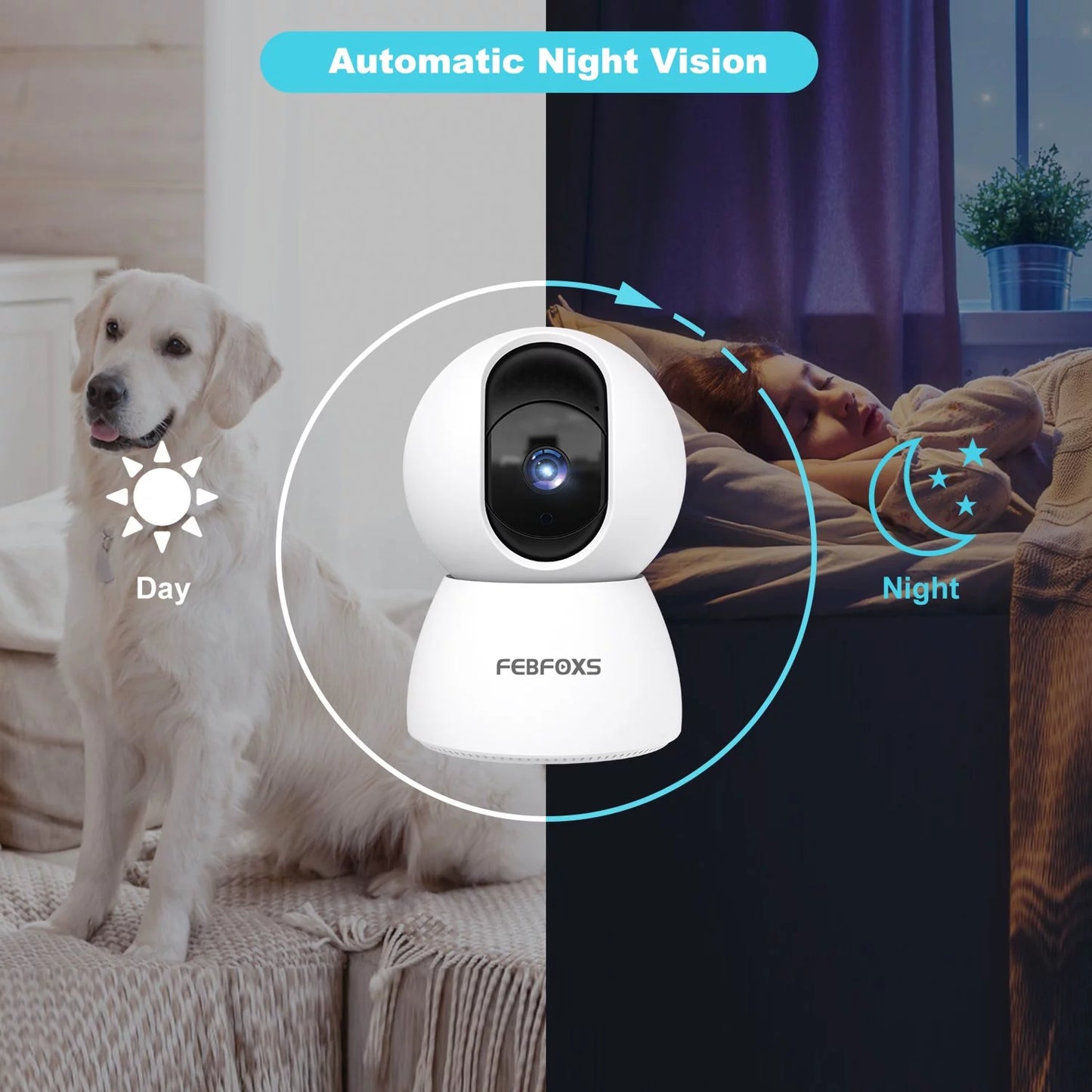 Baby Monitor Security Camera for Home Security and peace of mind