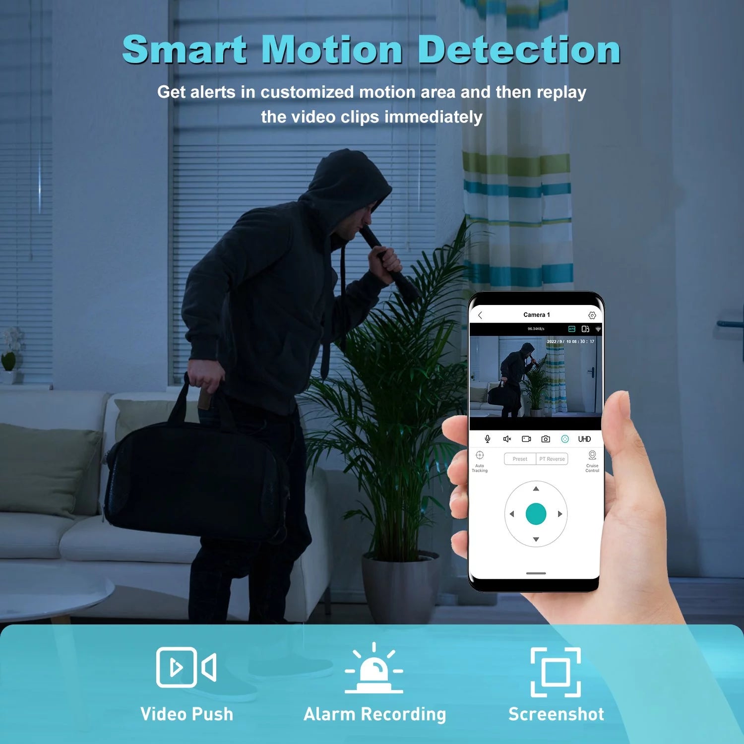 Baby Monitor Security Camera for Home Security and peace of mind