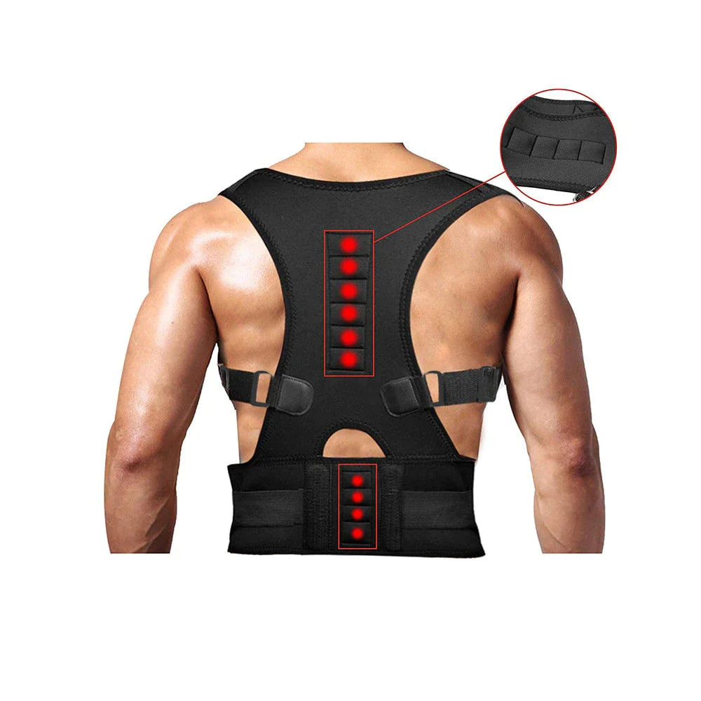 Viral Posture Corrector Support Magnetic Back Shoulder Brace Belt Band For Men Women