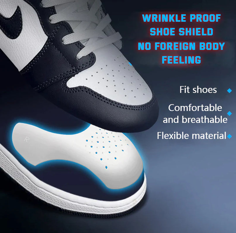 5 Pairs Shoe Protector anti Crease Force Fields Cover Toe Cap Creasing Decreaser