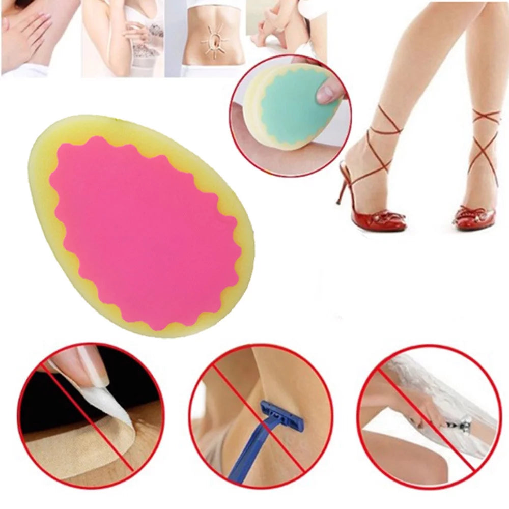 Viral Painless Magic Hair Depilation Sponge Pad 