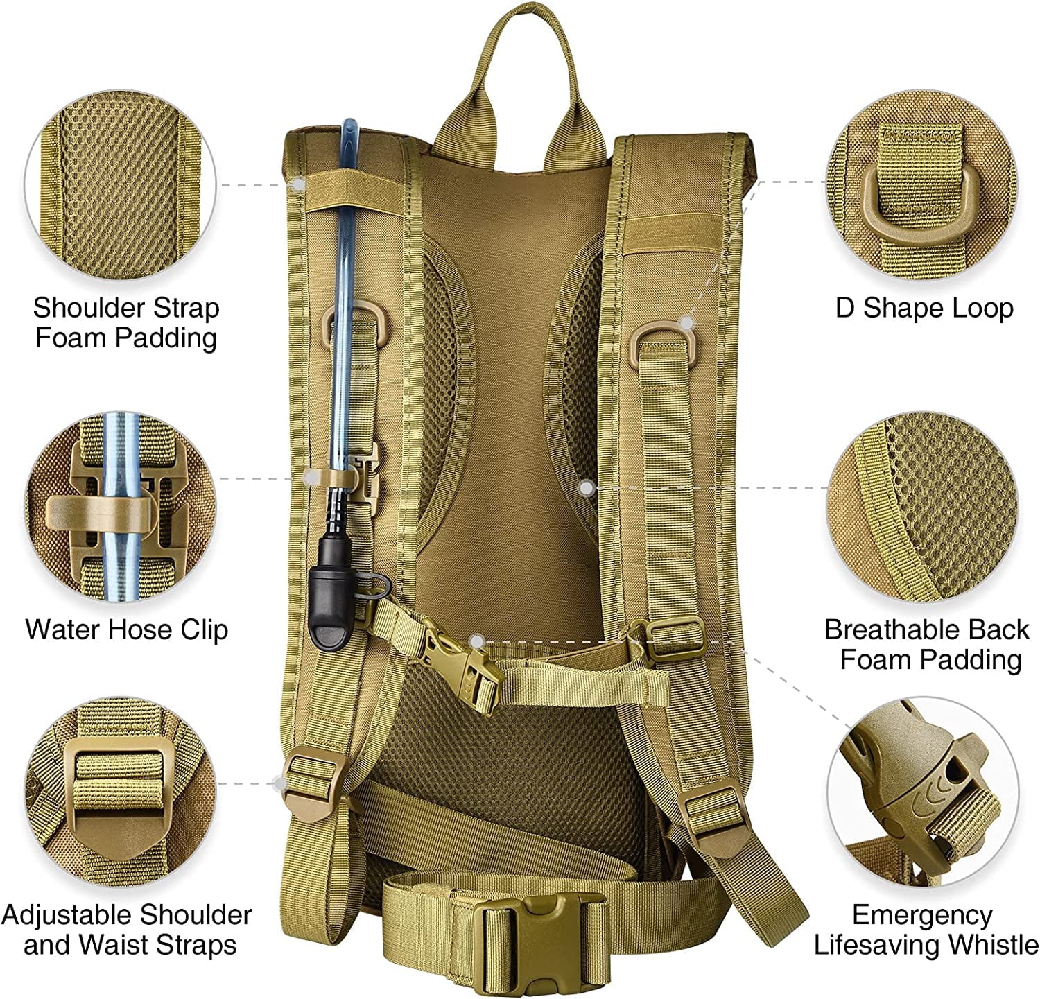 Viral 17L Hydration Backpack with 3L TPU Water Bladder