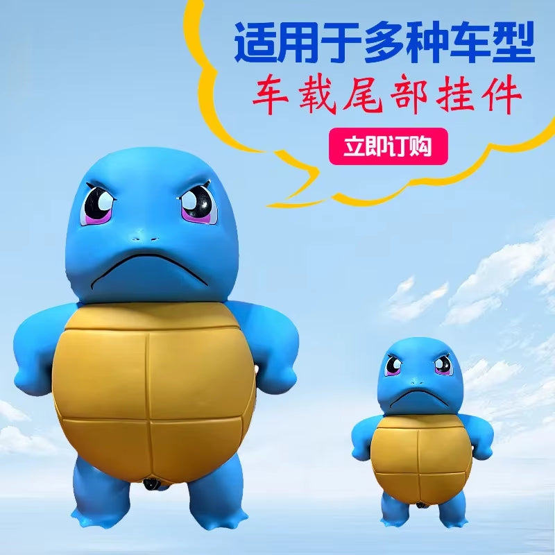 Viral Squirtle Water Blast Figure, Pokemon Figure Spray Water Squirtle Anime Figures Car Squirtle Orname Cute Model Toys Car Ornament Christmas Gift Toy for Kids