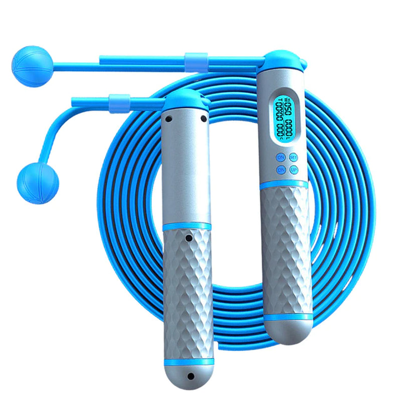 Viral 2-In-1 Jump Rope Intelligent Cordless Skipping Rope Digital Counter Gym Rope Weight Loss Training Speed Rope for Fitness Workout