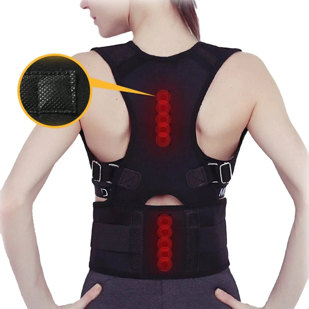 Viral Posture Corrector Support Magnetic Back Shoulder Brace Belt Band For Men Women