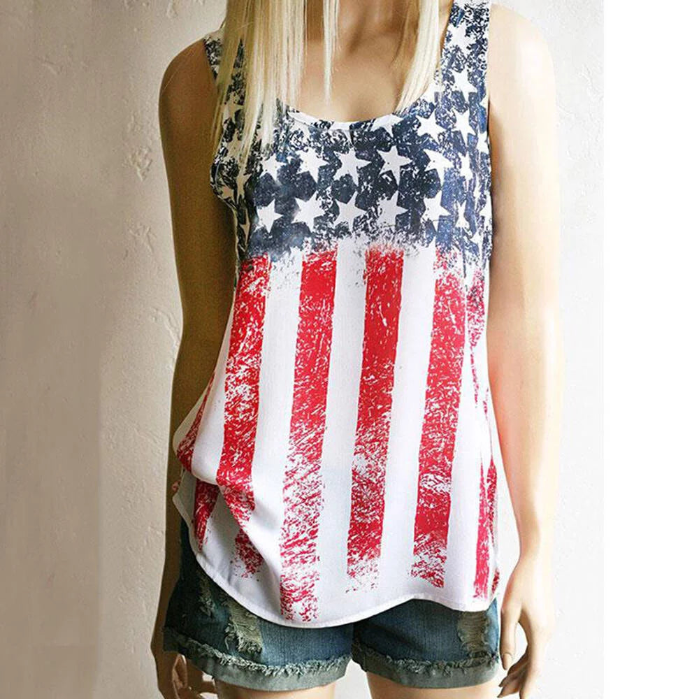 merican Flag Patriotic Stars Stripes Shirts 4Th of July Independence Day Tanks Tops