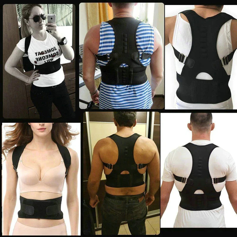 Viral Posture Corrector Support Magnetic Back Shoulder Brace Belt Band For Men Women