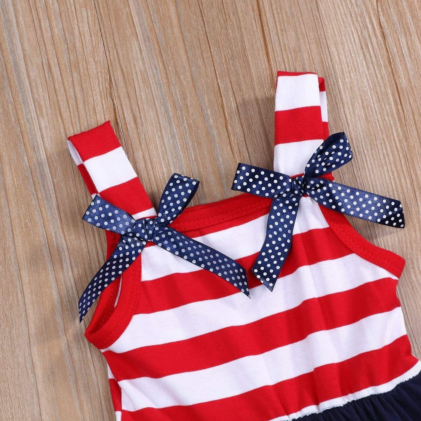 4Th of July Dresses Toddler Girl American Flag Tank Dress