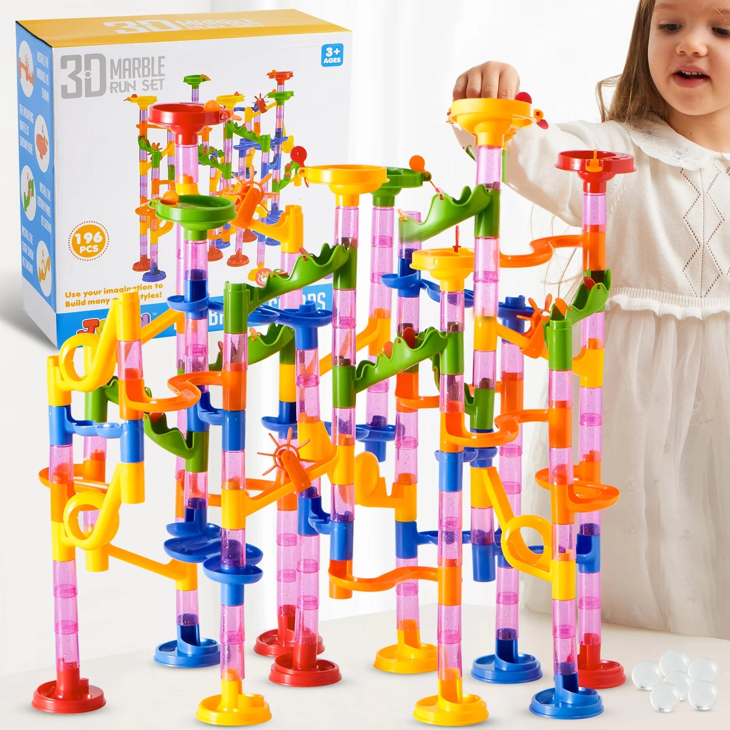 Ultimate Marble Run Set: Build, Explore, and Defy Gravity!