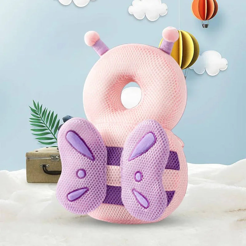 Viral Stuffing Animal Shape Baby Back Protection Pillow - Soft Toddlers Head Protection Pillow, Cute Backpack for Baby Walking & Crawling