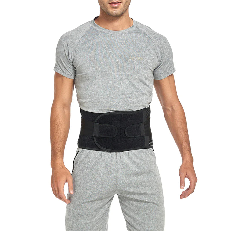 Adjustable Lower Back Brace Lumbar Support Waist Belt for Men Women Pain Relief