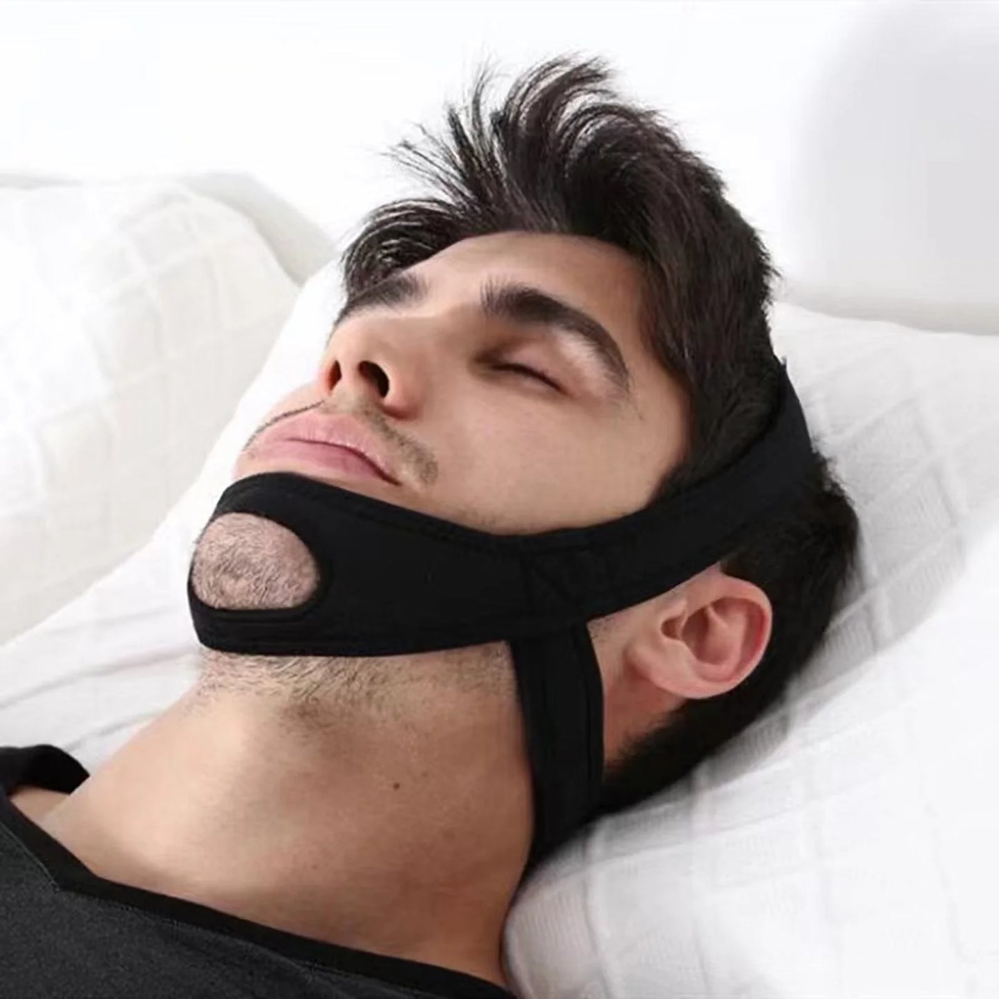 Viral In America Anti-Snoring Chin Strap Adjustable Anti-Snoring Solution Adjustable Anti-Snoring Chin Strap - One Size Fits All, Quiet Sleep Aid