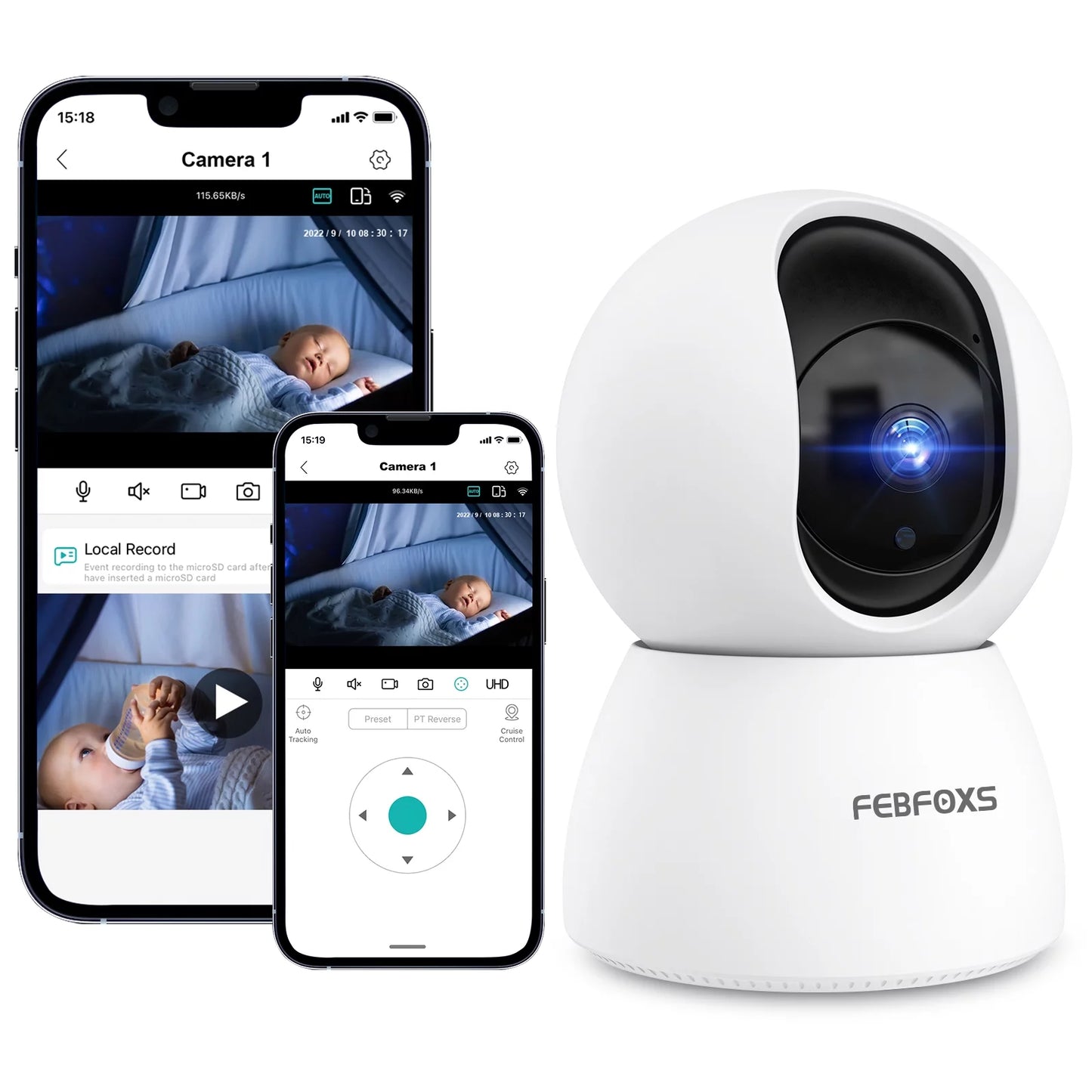 Baby Monitor Security Camera for Home Security and peace of mind