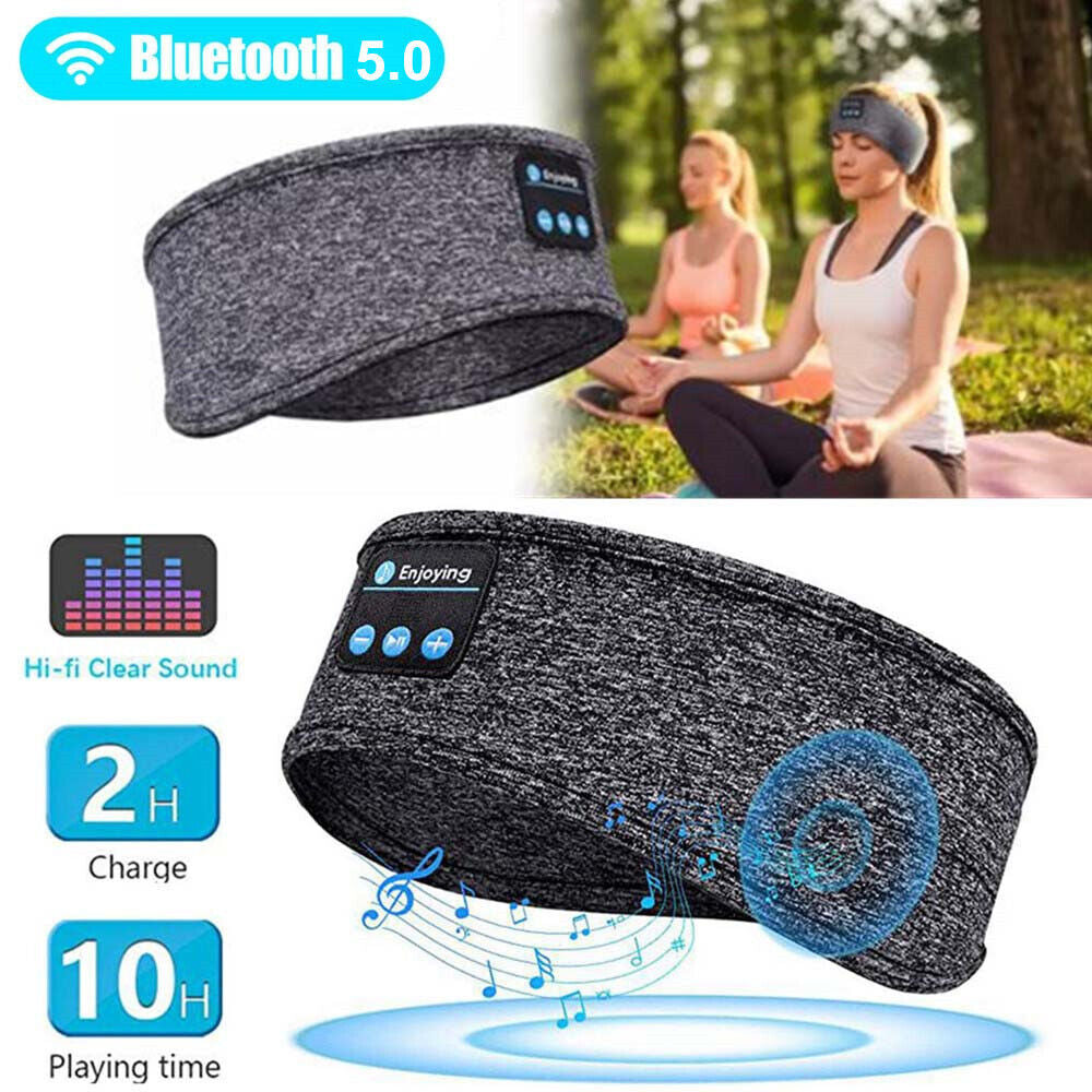 "Waterproof Sleep and Sport Headband" Bluetooth Wireless Headset