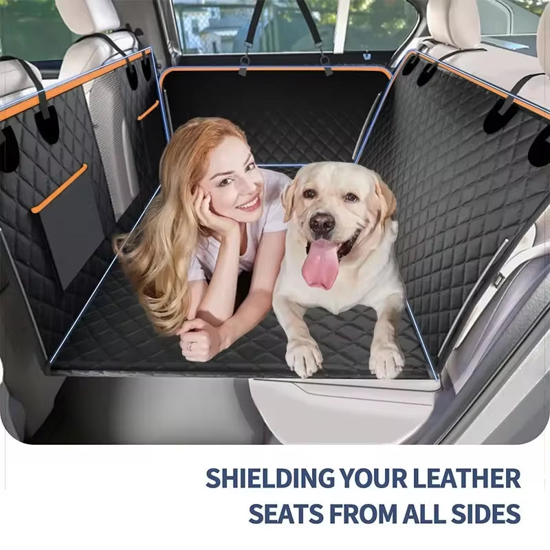 New Design Large Pet Back Seat Extender Car Backseat Protector Hammock Dog Car Seat Cover Hard Bottom for Travel