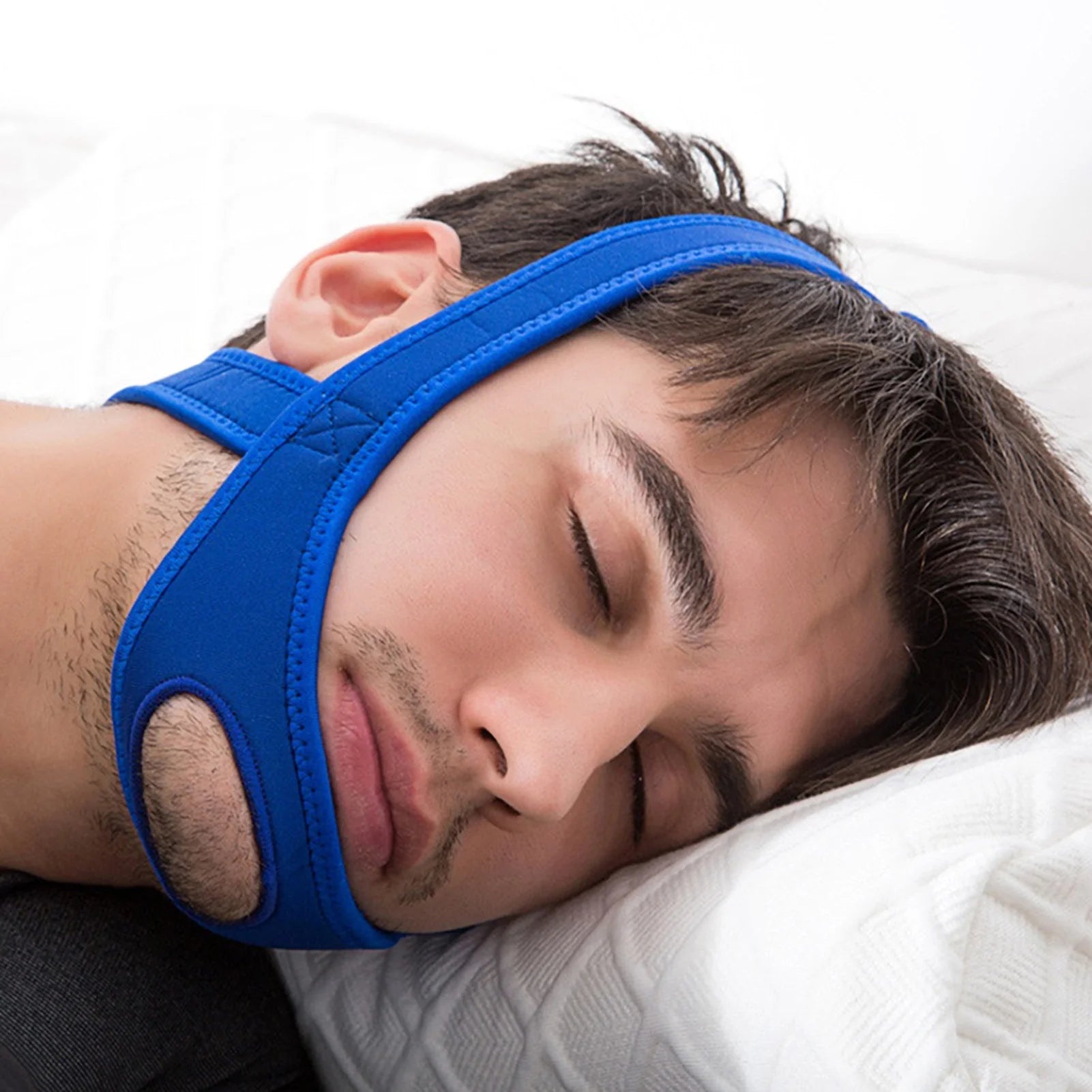 Viral In America Anti-Snoring Chin Strap Adjustable Anti-Snoring Solution Adjustable Anti-Snoring Chin Strap - One Size Fits All, Quiet Sleep Aid