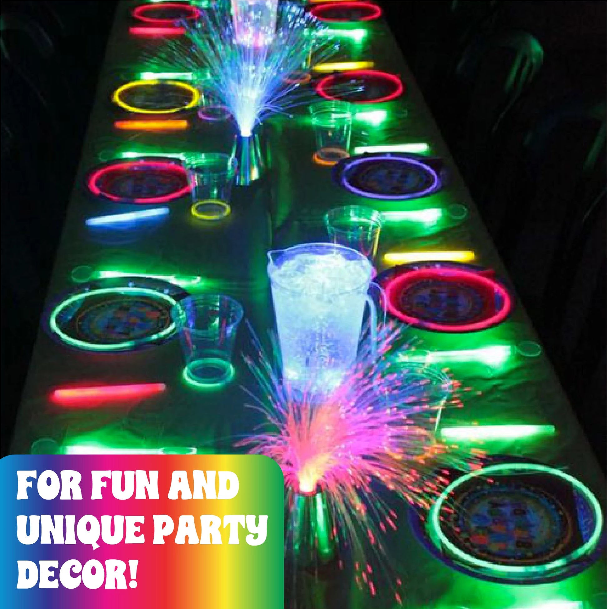 Viral Glow Party Pack: 448-Piece Neon & Glow-in-the-Dark Combo Set