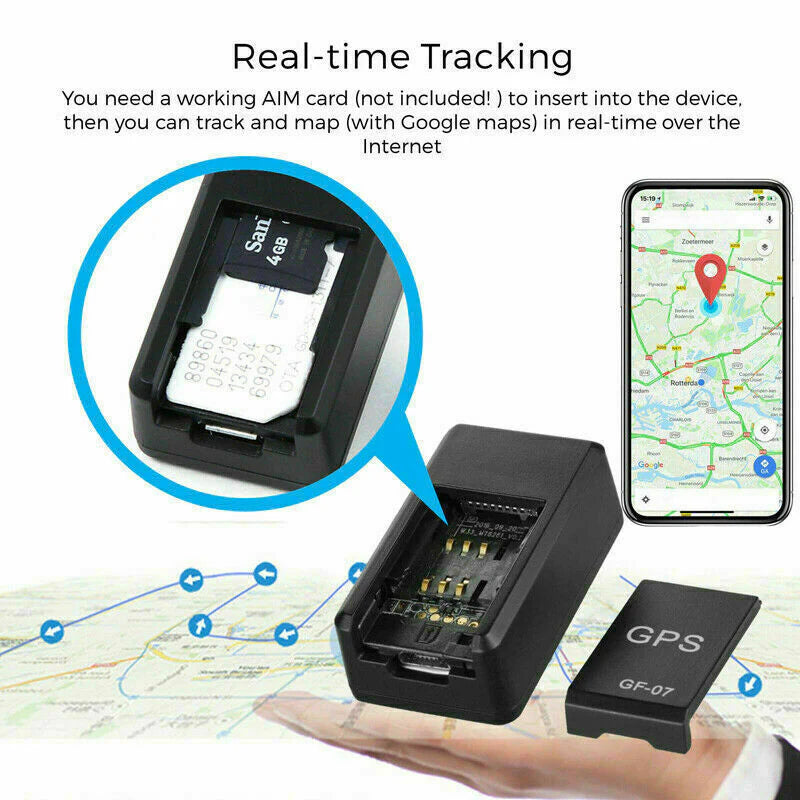 Mini Magnetic GPS Tracker Real-Time Car Truck Vehicle Locator GSM GPRS USA