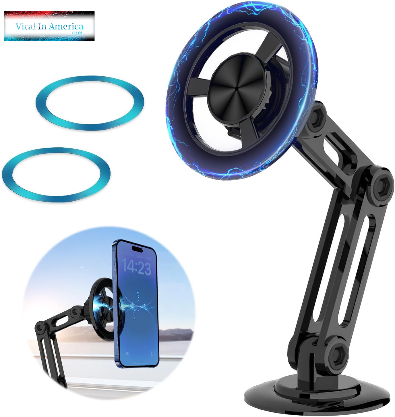 Viral Universal 360° PRO Magnetic Suction Car Phone Holder