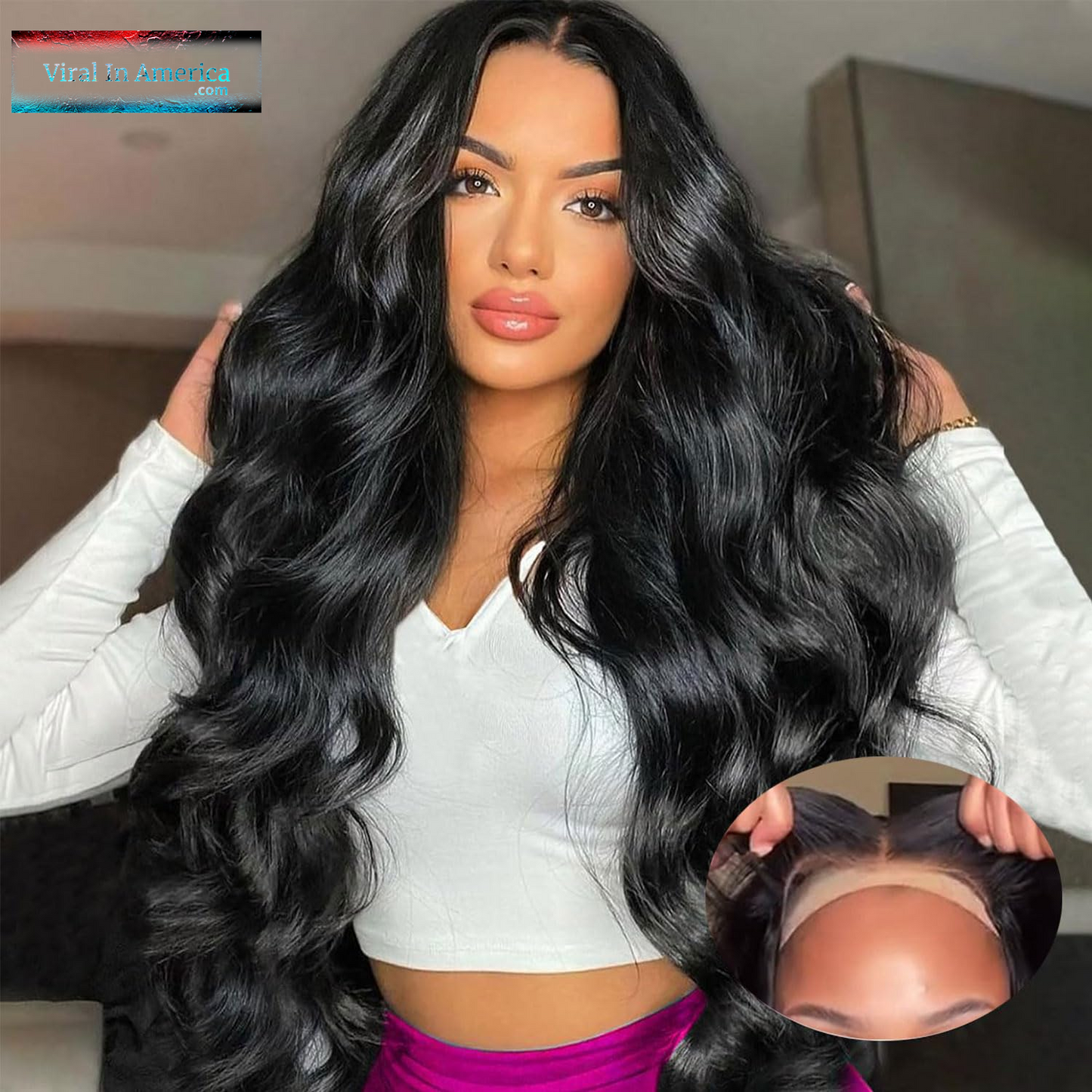 Catti Body Wave Headband Wig Human Hair Headband Wigs for Black Women Brazilian Virgin Hair Wear and Go Glueless Wigs Human Hair Headband Wig 150% Density (18" Headband Wigs)