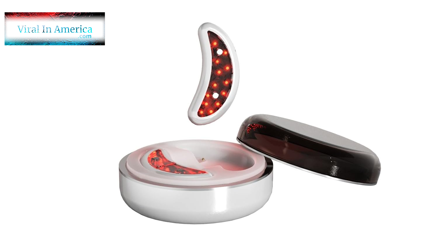 Viral Red Light Therapy Under Eye Patches - Lightweight, Chemical-Free, Hands-Free Treatment for Dark Circles & Fine Lines