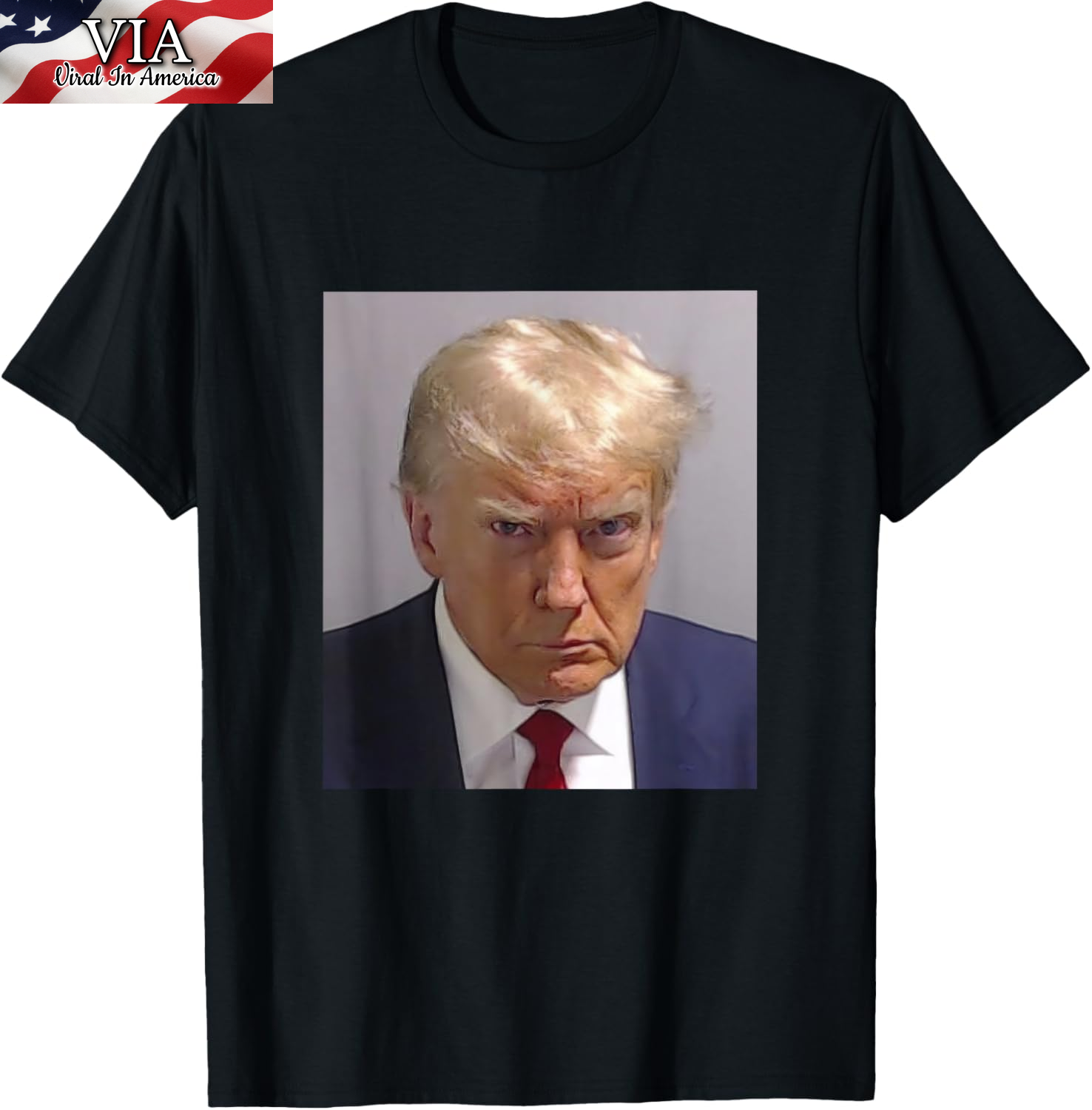 Viral Donald Trump Mugshot T-Shirt