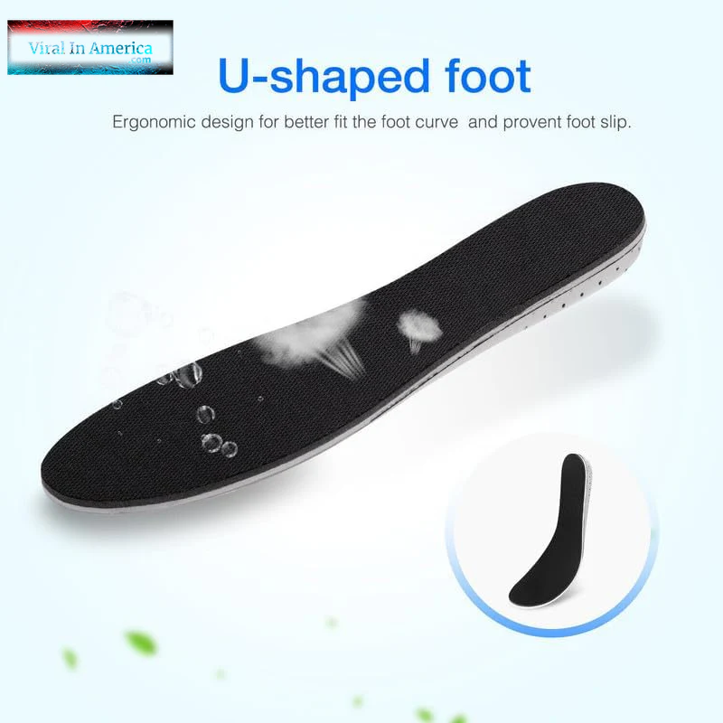 Viral Height Increase Insoles - Shoe Inserts for Men & Women, Invisible Heel Pads for Shoes to Make You Look Taller, Height Booster Heel Lift Shoe Insoles, Thin Insoles for Heel Support